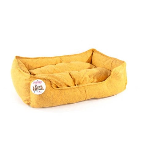 PetPretty Comfort Kedi Ve Köpek Yatağı No:1 Hardal