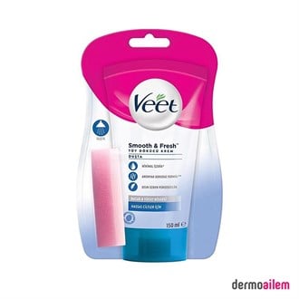 Veet Smooth & Fresh Duşta Tüy Dökücü Krem Hassas Ciltler için 150 mL