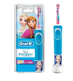 Oral-B Frozen Serisi Çocuk Şarjlı Diş Fırçası 3+ Yaş (Mavi)