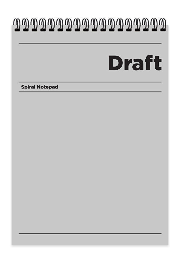 Keskin A4 80 Yp.Çiz. Hafif Kağıt Karton Kapak Draft Bloknot