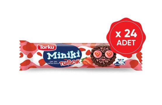 Torku Miniki Turtacık Mini Çilekli 94 Gr x 24 Adet