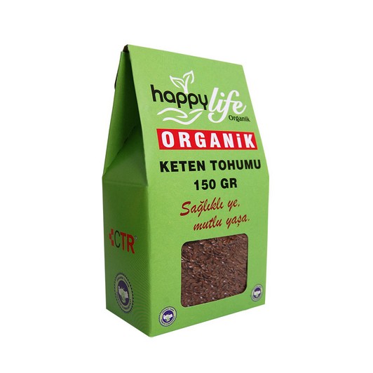 Happy Life Organik Keten Tohumu 150 Gr
