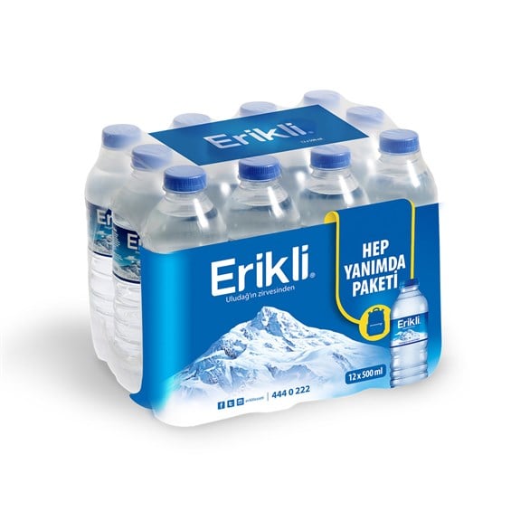 Erikli Su 0.5Lt 12'li Avantajlı Paket