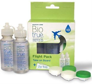 Biotrue Lens Solüsyonu Uçuş Paketi (2 x 60 ml)