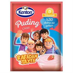 Kenton Puding Çilekli 100 gr Rafadan Tayfa %30 Daha Az Şeker