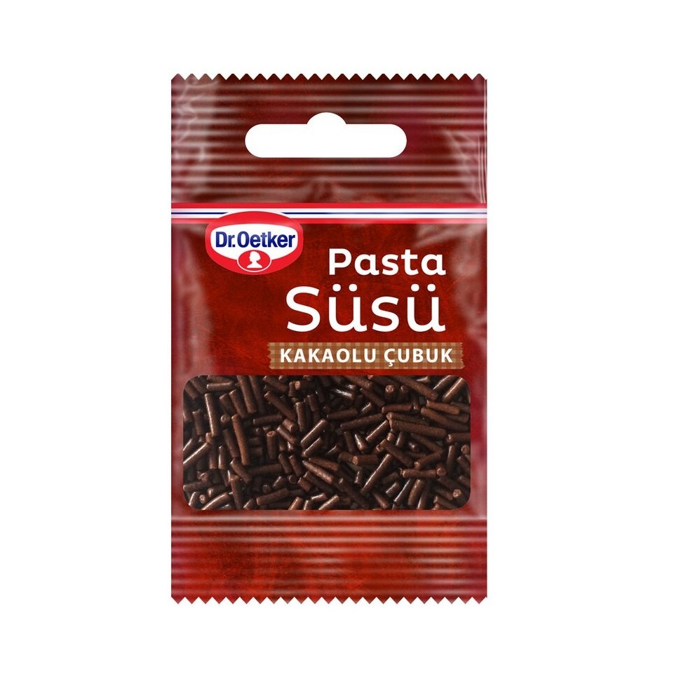 Dr.Oetker Pasta Süsü Kakaolu Çubuk 10 Gr