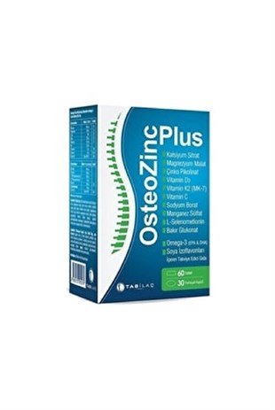 Osteozinc Plus 60 Tablet + 30 Yumuşak Kapsül