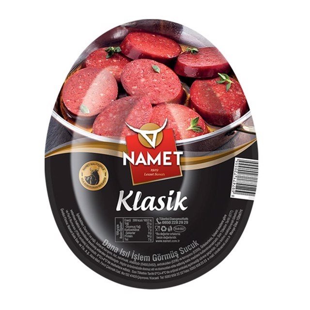 Namet Isıl İşlem Görmüş Dana Sucuk 200 Gr