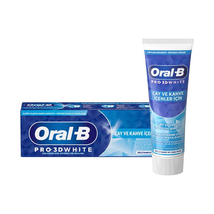 Oral-B Pro 3DW Çay ve Kahve İçenler 75ML