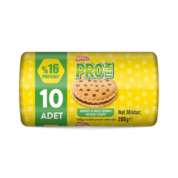 Xroll Protein Muz Kremalı Bisküvi 10x28 G
