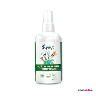 SuperOx Alkolsüz El Cilt Dezenfektanı Sprey 250 Ml