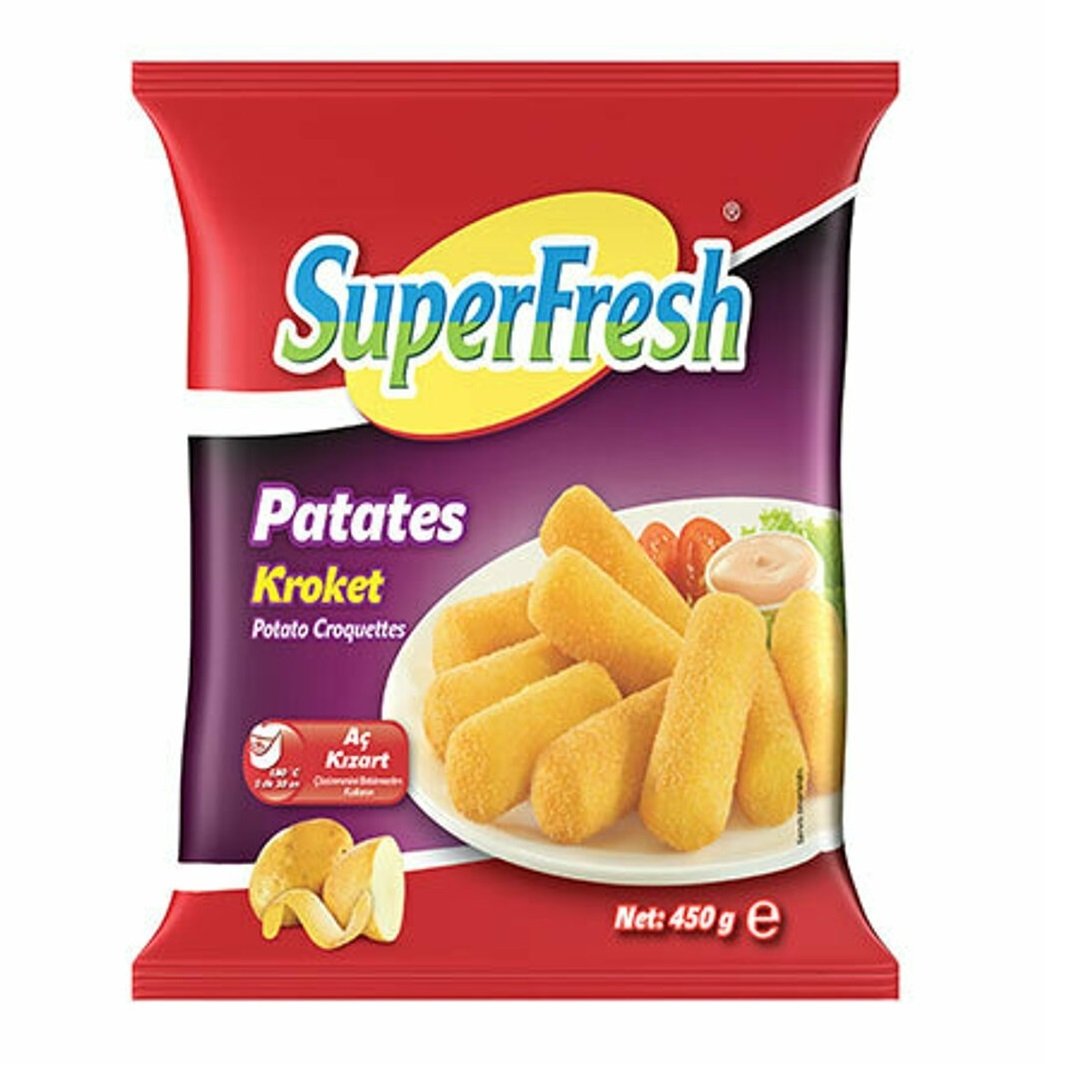 Süperfresh Patates Kroket 450 gr