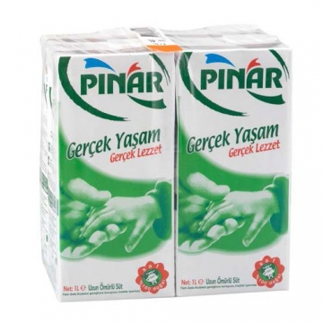 PINAR 1/1 UHT SÜT (PAKET) 4 LÜ