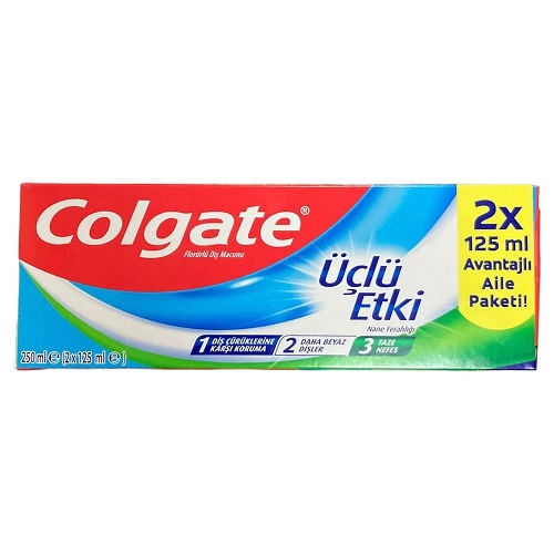 Colgate Üçlü Etki 2*125 Ml