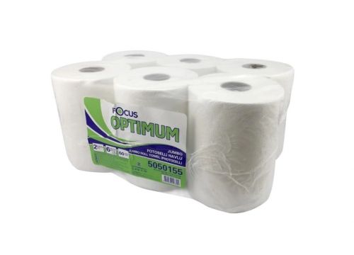 Focus Optimum Jumbo Hareketli Kağıt Havlu 60 Metre 6 Rulo