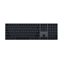 Apple Magic Keyboard Sayısal Tuş Takımlı Q İngilizce Klavye Uzay Grisi MRMH2TZ/A