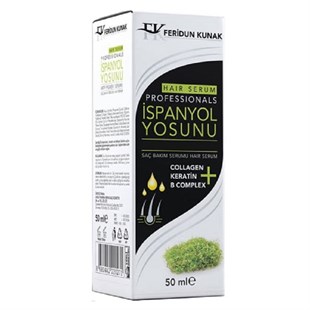 Feridun Kunak İspanyol Yosunu Collagen Keratin B Complex Hair Serum 50 ml