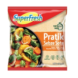 SuperFresh Dondurulmuş Pratik Sebze Mix 450 G
