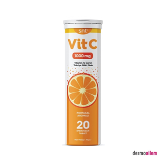 Santasya VIT-C 1000 mg 20 Efervesan Tablet