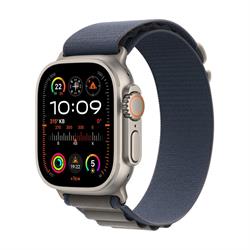 Apple Watch Ultra 2 GPS + Cellular 49mm Titanyum Kasa ve Mavi Alpine Kordon (Büyük) - MREQ3TU/A
