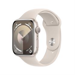 Apple Watch Series 9 GPS 45mm Yıldız Işığı Alüminyum Kasa Yıldız Işığı Spor Kordon (S-M) - MR963TU/A