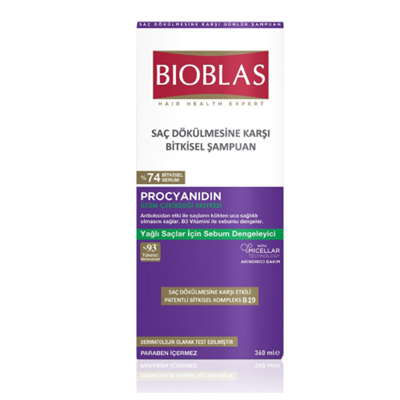 Bioblas Şampuan Yağlı Saçlar 360Ml