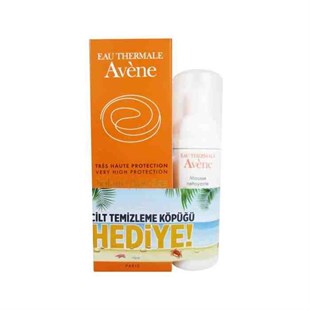 Avene Anti Aging Suncare SPF50 50 ml Set ( Yaşlanma Karşıtı Güneş Kremi ve Cilt Temizleme Köpüğü Set