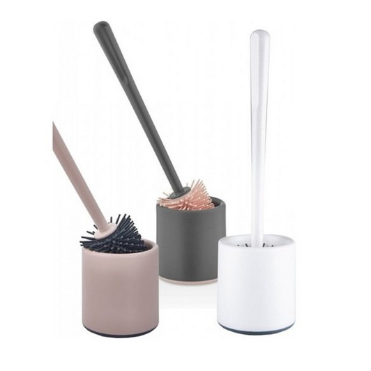 Gondol Slikon Yuvarlak Klozet Fırça Seti XR