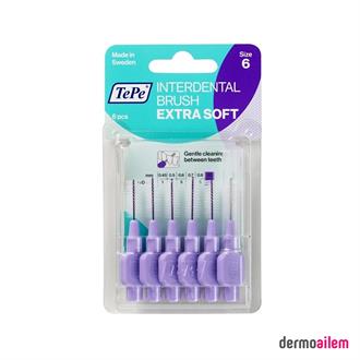 TePe Arayüz Fırçası Mor 6'lı Extra-Soft 1,1mm T200