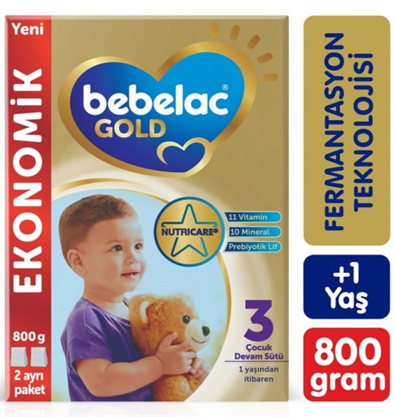 Bebelac Gold 3 Devam Sütü 800 Gr