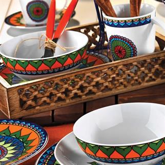 Kütahya Porselen 8982 Desen 24 Parça Yemek Seti