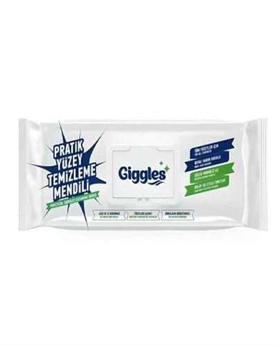 Giggles Yüzey Temizlik Havlusu Beyaz Sabun Kokusu 50 Adet