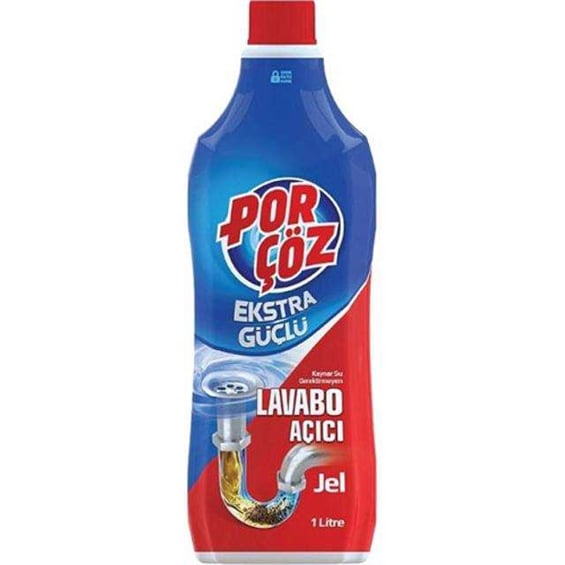 Porçöz Lavabo Açıcı Jel 1000 ml