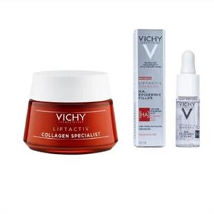 Vichy Liftactiv Collagen Krem 50 ml + HA Serum 10 ml