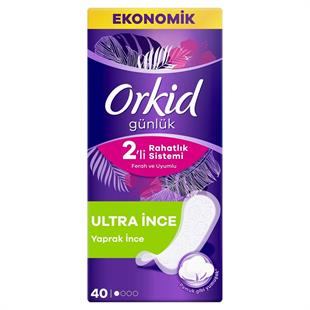 Orkid Yaprak Günlük Hijyenik Ped Normal Ekonomik Paket 40'lı