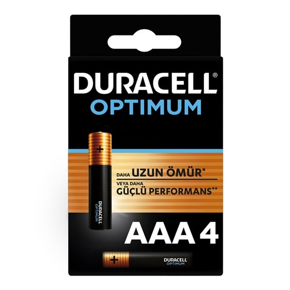 Duracell Optimum İnce Kalem 4'Lü Aaa