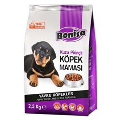 Bonisa Kuzulu ve Pirinçli Yavru Köpek Maması 2.5 kg