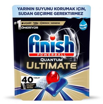 Finish Quantum Ultimate Bulaşık Makinesi 40 Tablet