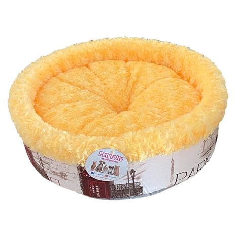 Pet Pretty Spesiyal Sarı Köpek Yatağı 46x46x18 Cm