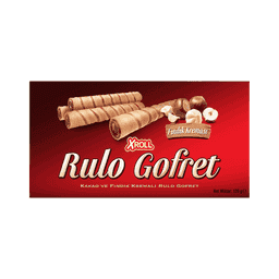 Xroll Fındık Kremalı Rulo Gofret 120 G
