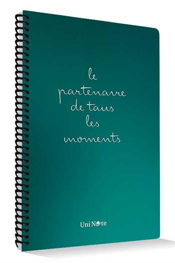 Çınar Defter Uni Note Moments Metalik Plastik Kapaklı Spiralli A4 Ebat 72 Yaprak Kareli Defter