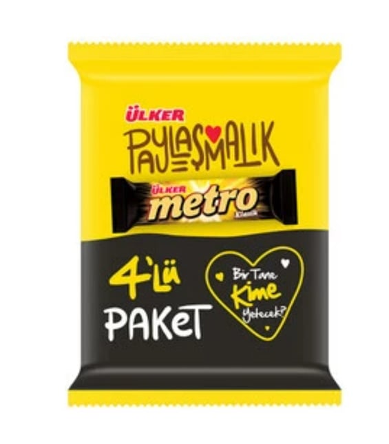 Ülker Metro Bar 4*36 Gr