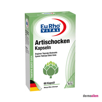 Eurho Vital Artischocken 60 Bitkisel Kapsül