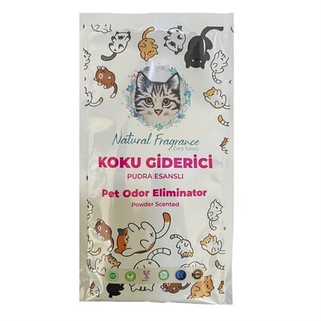 Natural Fragrance Kedi Kumu Koku Giderici Pudralı 25gr