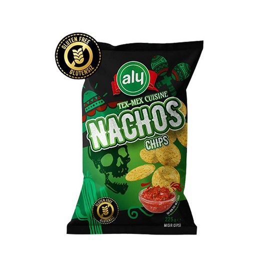 Aly Nachos Glutensiz Cips 225 gr