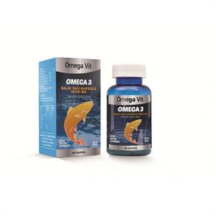Omega Vit 1000 mg 60 Kapsül