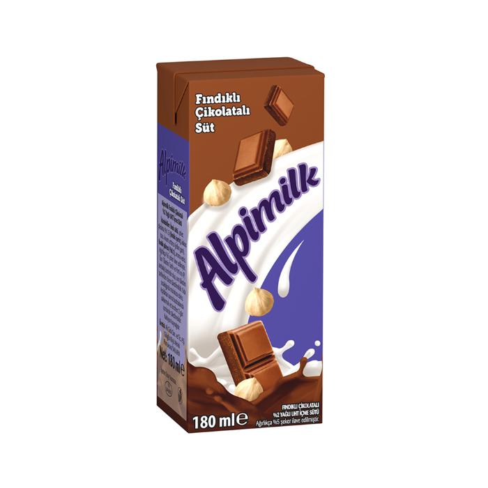 Alpimilk Çikolatalı Fındıklı Süt 180 ml