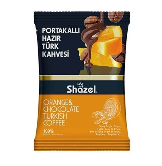 SHAZEL Portakallı Hazır Türk Kahvesi 100 gr