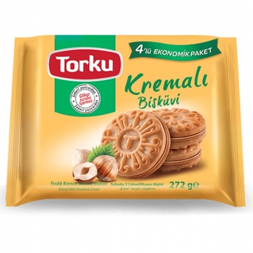 Torku Fındık Kremalı Bisküvi 4x61g
