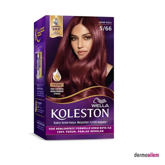 Wella Koleston Kit Saç Boyası 5/66 Şarap Kızılı